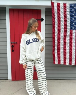 Harbor Stripe Pants - Navy/Grey Stripe