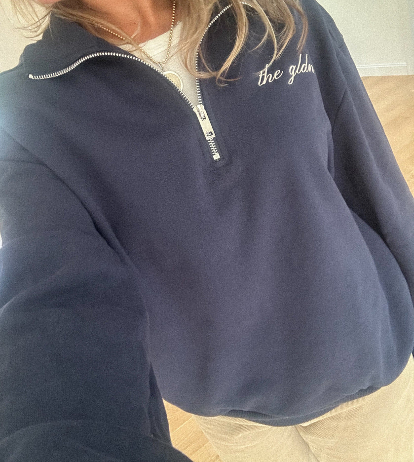 Quarter-zip Mockneck - Ink