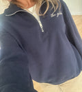 Quarter-zip Mockneck - Ink