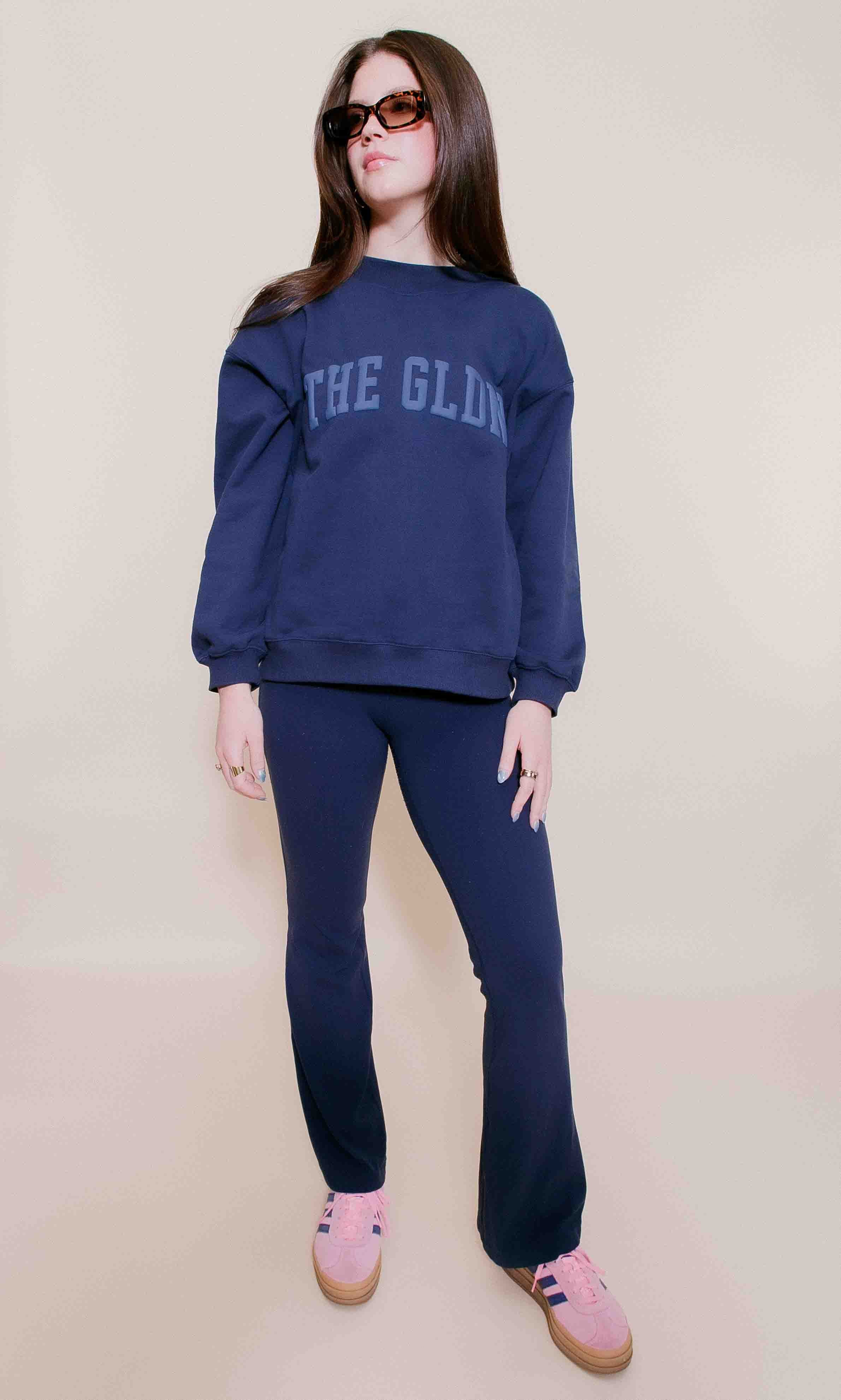Fleece Mockneck - Navy